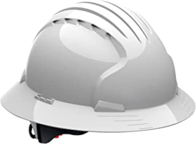 Rental store for HARD HAT, WHITE VENTED  FULL BRIM in Paris TN