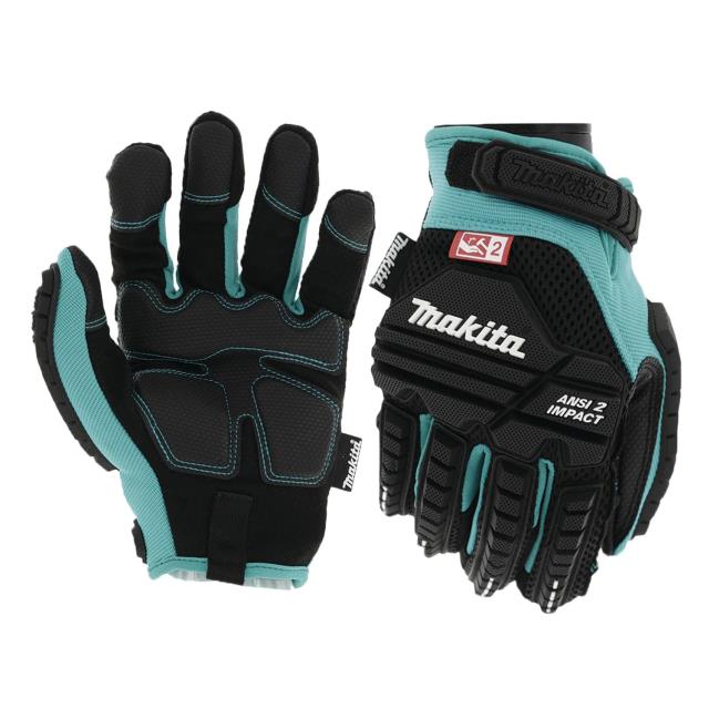 Rental store for MAKITA GLOVES  ANSI 2 IMPACT TEAL  MED in Paris TN